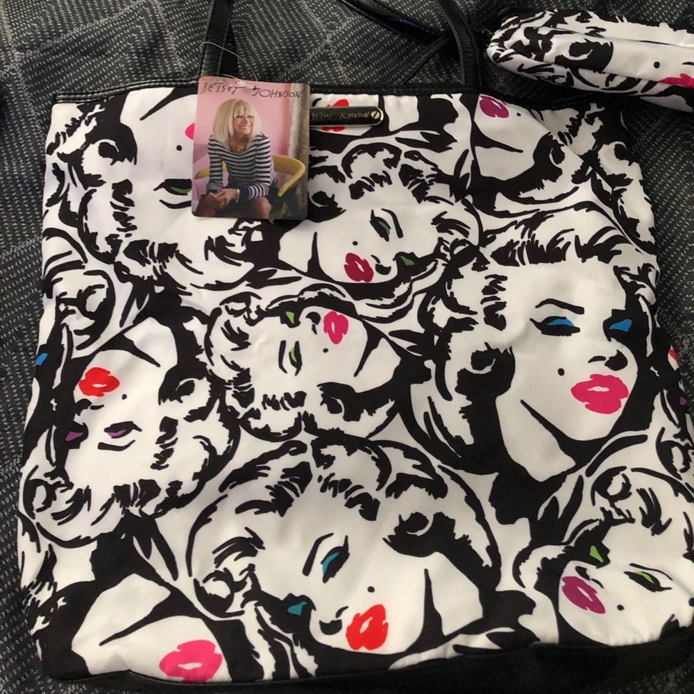 Betsey Johnson Marilyn Monroe Print Tote
